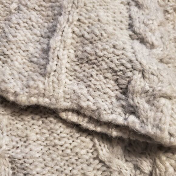 Free people grey bell sleeve wool blend swing swea - Picture 5 of 5